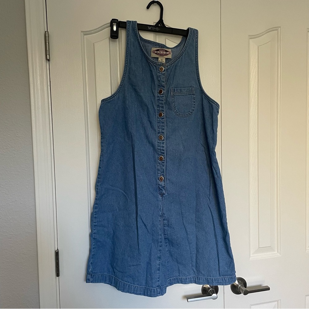 Vintage Sonoma Jean Company Denim Romper Shorts / Shortalls